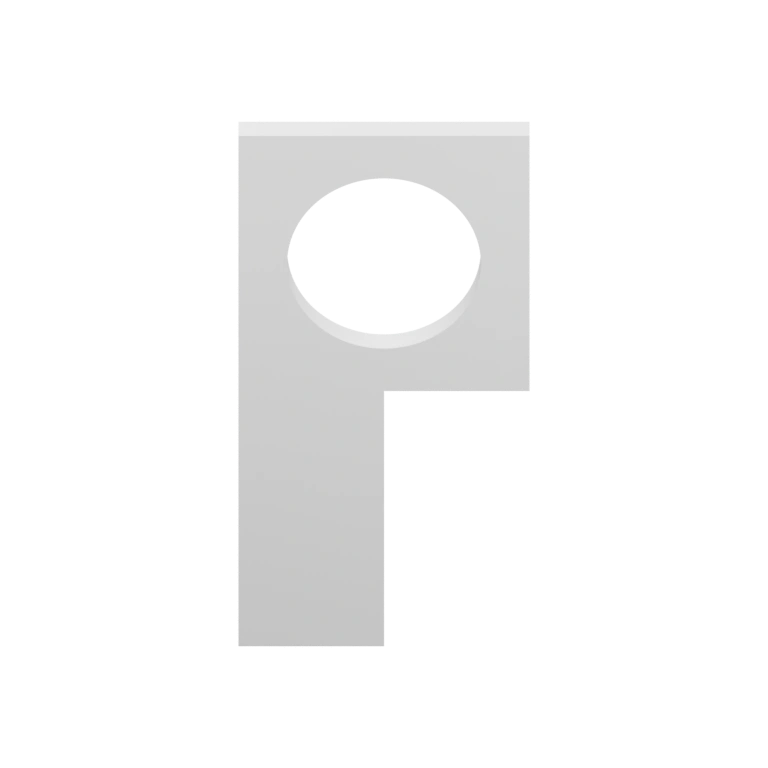 Элемент с отверстием и выступом для крепления