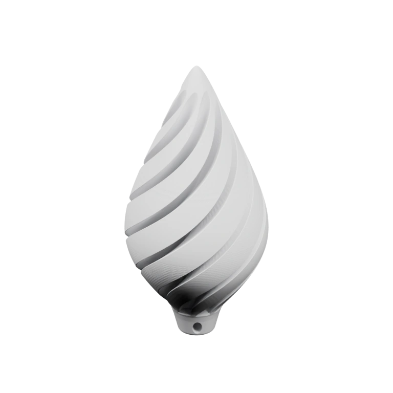 Спиралевидная форма, симметричная, с основанием для крепления