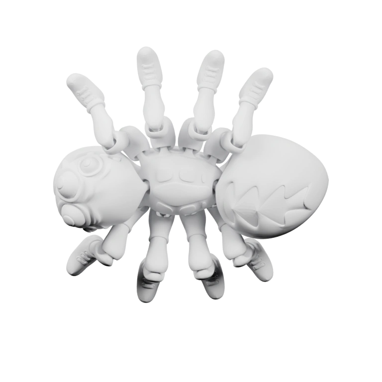 Устройство с телом и ногами, напоминающее пчелу