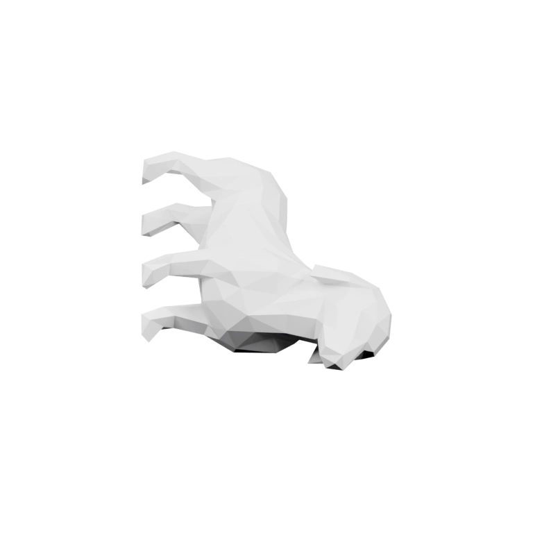 Поставлена в разных позах, с геометрическими формами тела