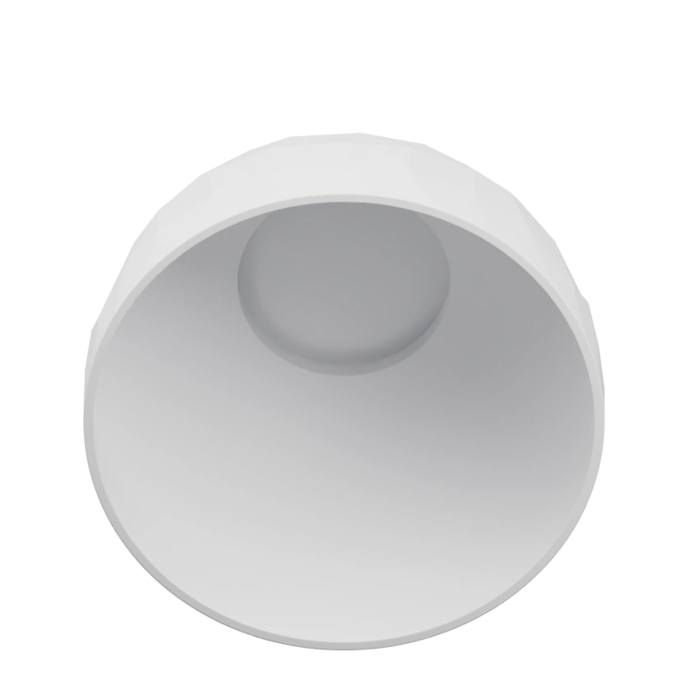 Круглая форма с гранями, с отверстием внутри и боковыми выступами