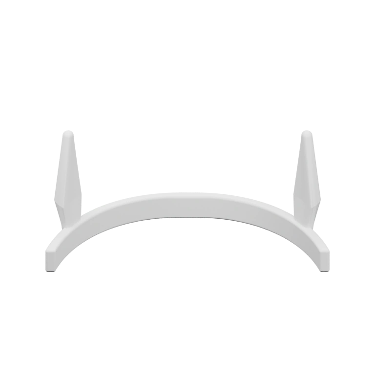 Криволинейный элемент с выступами для фиксации