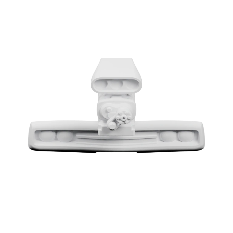 Устройство с верхней частью и нижней основой, с деталями на боковых сторонах