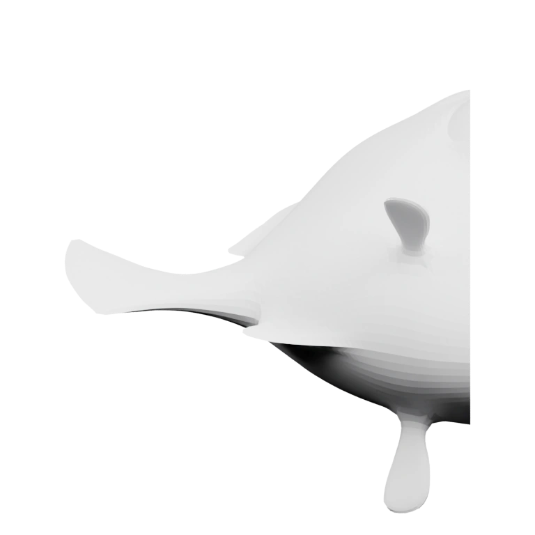 Симметричная форма с отверстиями и выступами для фиксации