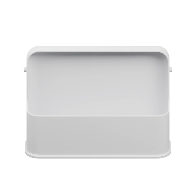 Прямоугольный корпус с открытым верхом и боковыми креплениями