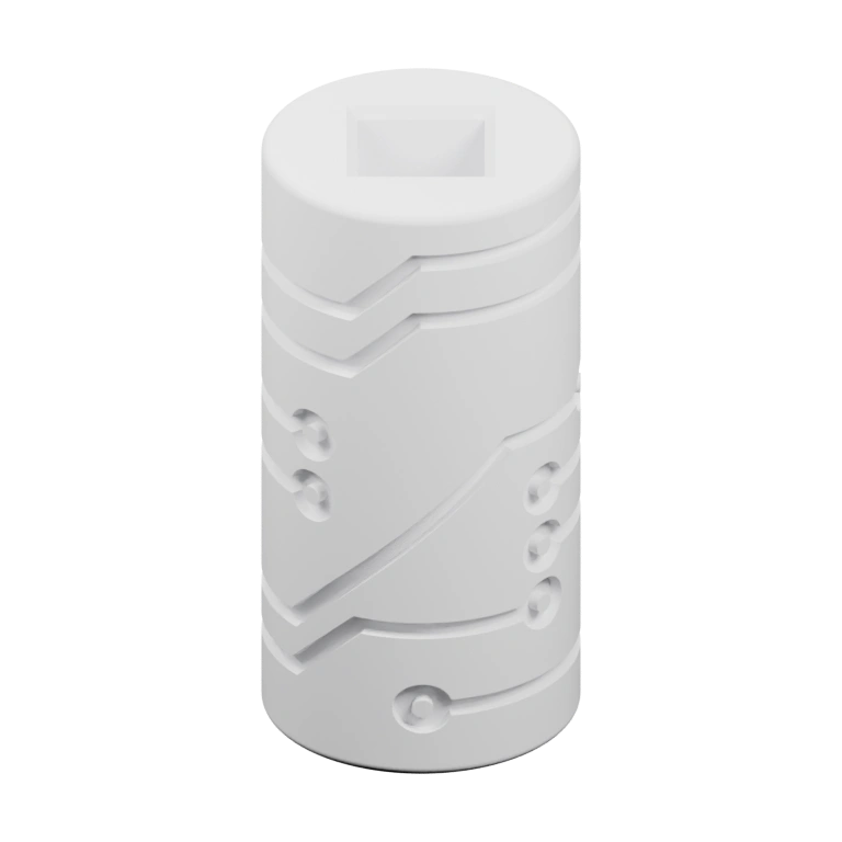 С выемками и отверстиями, с квадратным отверстием на вершине