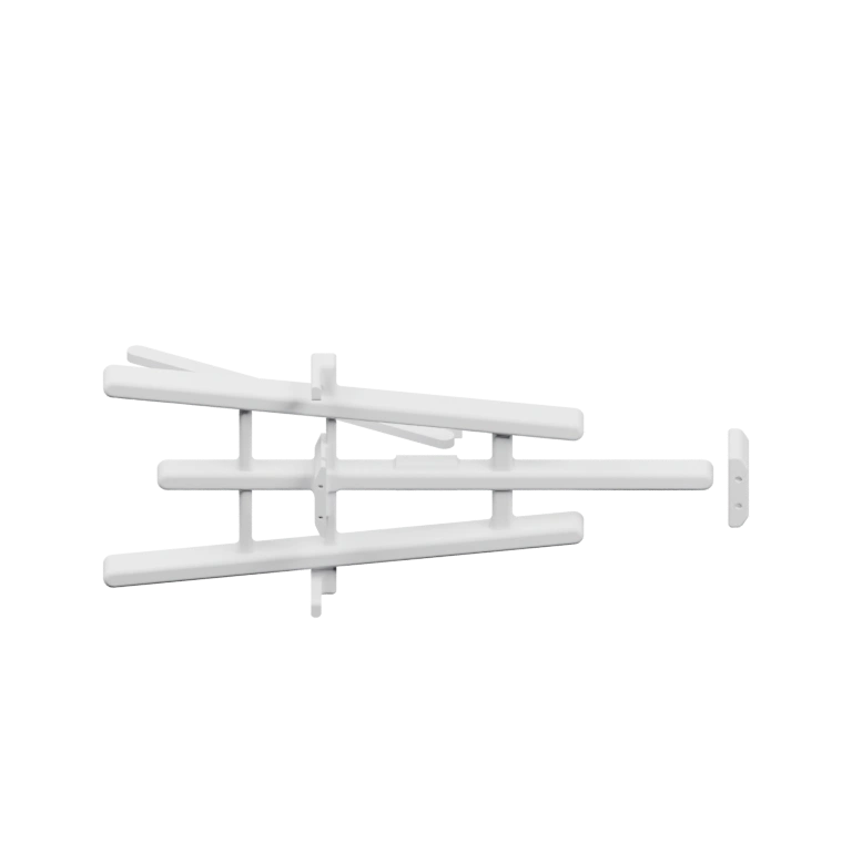 Вертикальная конструкция с подставкой и наклонной планкой
