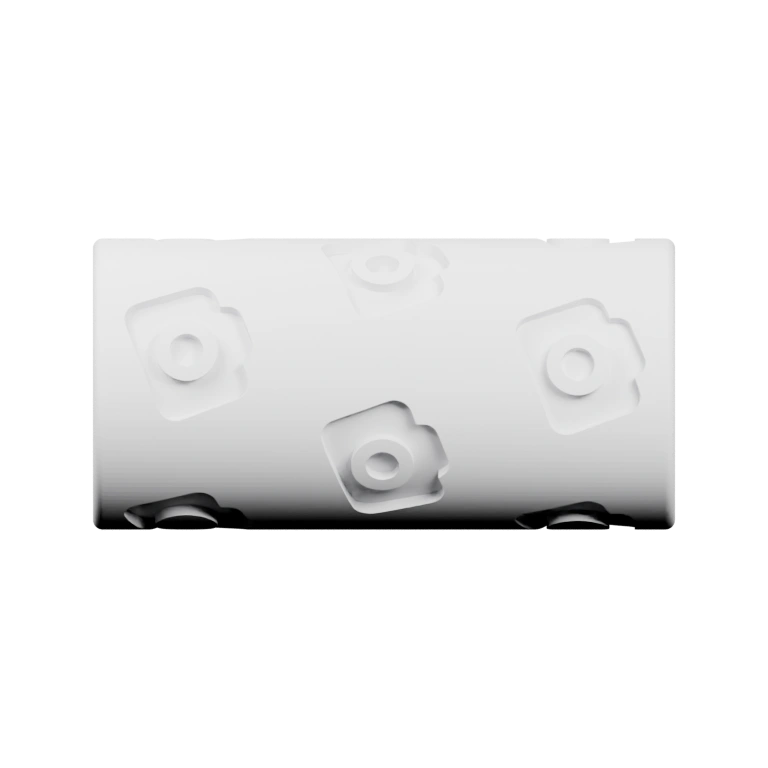 Цилиндрический предмет с выступающими камерами по бокам