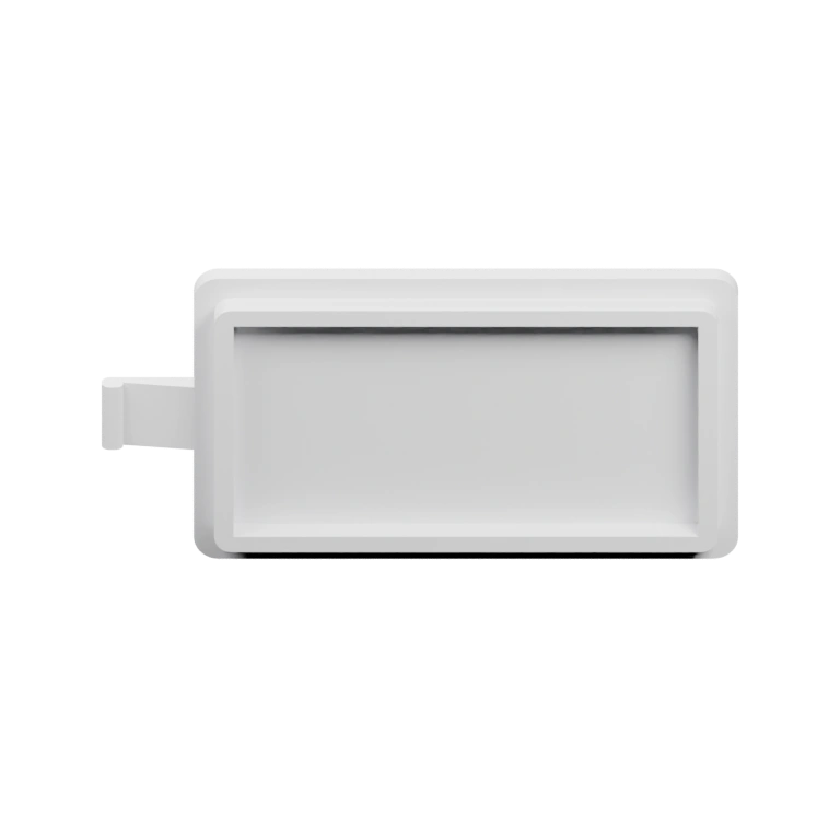 Имеет плоскую поверхность и выступающую часть для крепления