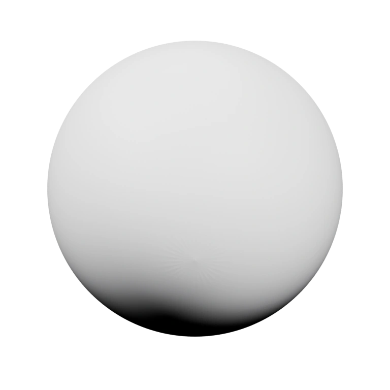 Сферическая форма с отверстием в центре, симметрично расположенная