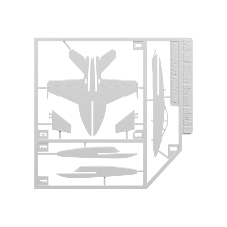 Схематичное изображение самолета на карточке