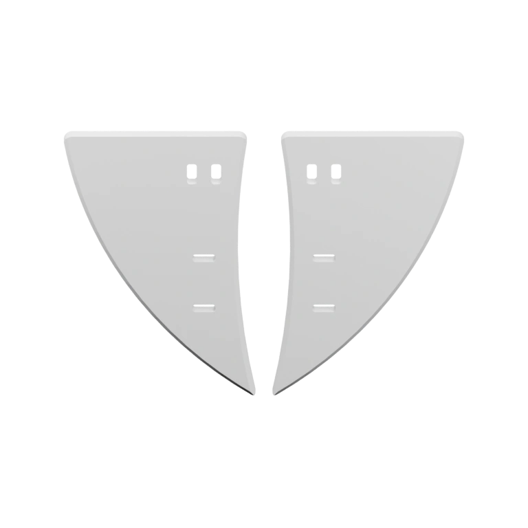 Два сегмента для установки в углах, с отверстиями для фиксации