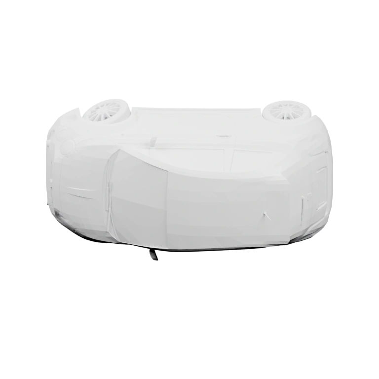 Устройство для хранения с четырьмя колесами и открытым верхом