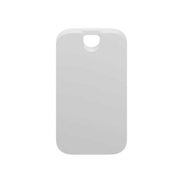 Узкий прямоугольный элемент с отверстием сверху и небольшим выступом снизу