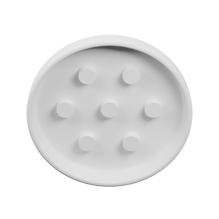 Симметричная форма с вогнутыми выступами и гладкой поверхностью