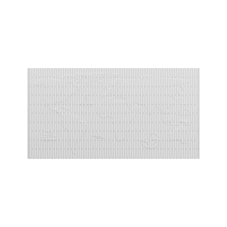 Плоская карта мира с выступающими контурами материков и океанов