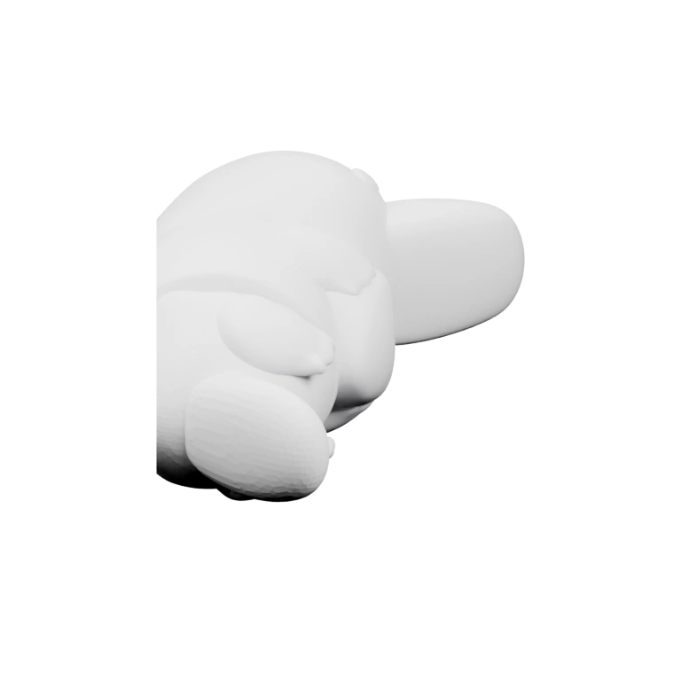 Симметричная форма с ушами и округлыми деталями