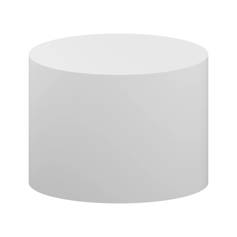 Два верхних круглых элемента и два нижних цилиндрических основания