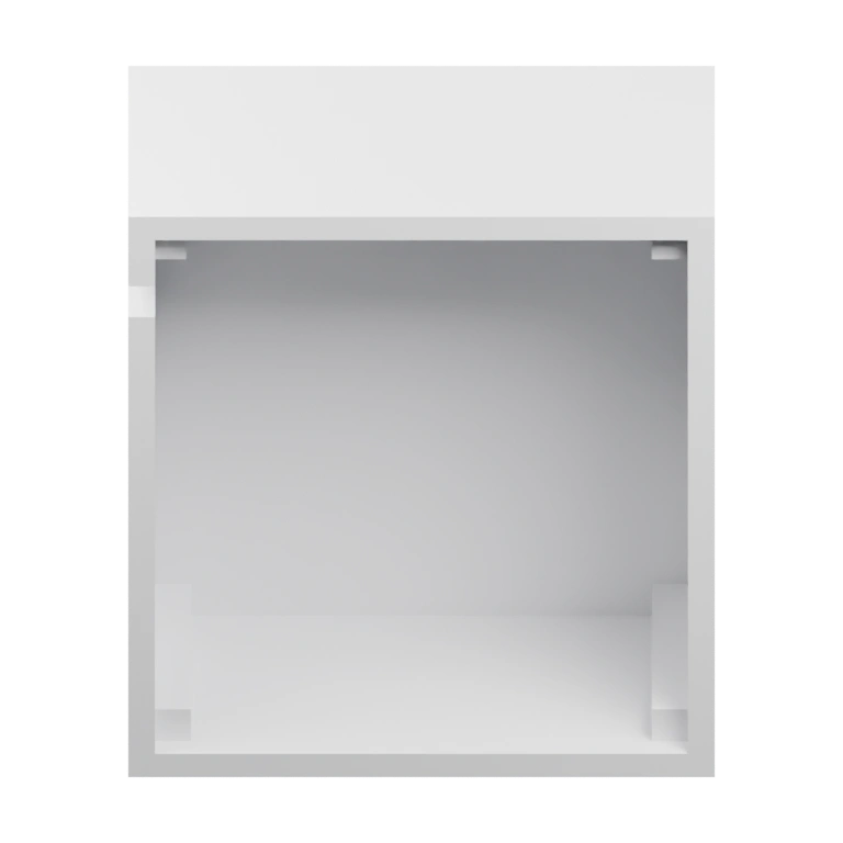 Прямоугольный корпус с открытым верхом и дверцей с ручкой