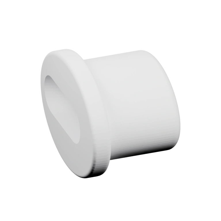 Круглая форма с плоским верхом и выступающим основанием