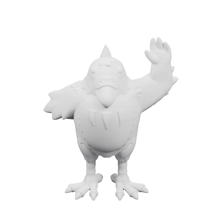 Фигурка с разными позами и деталями на теле