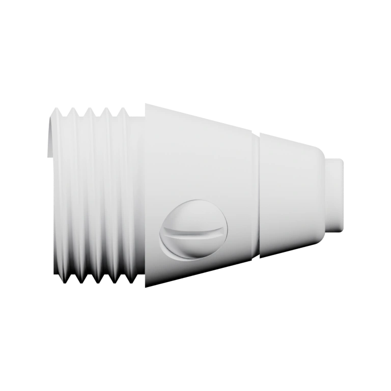 Устройство с резьбой и кнопкой на вершине