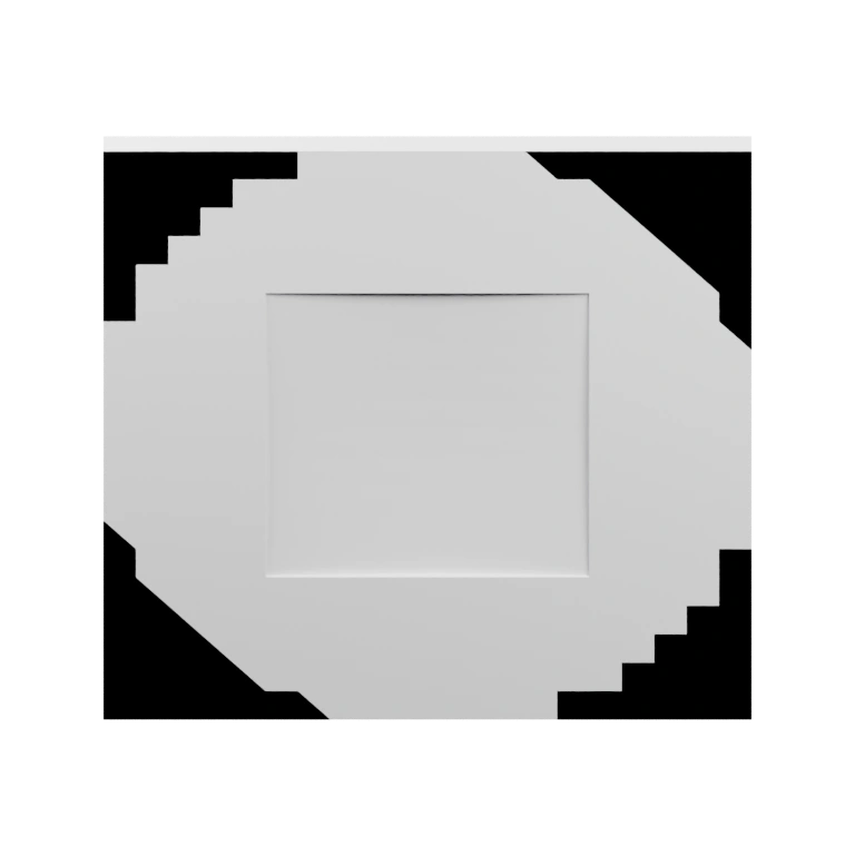 Прямоугольная панель с внутренним отверстием и обрамлением