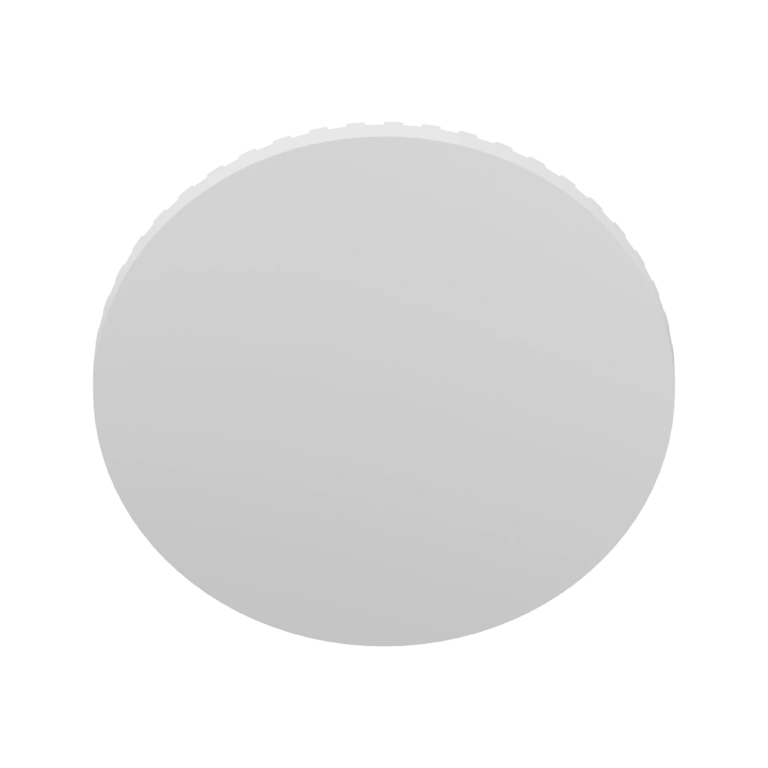 Плоская форма с рифленым краем, показана с разных сторон