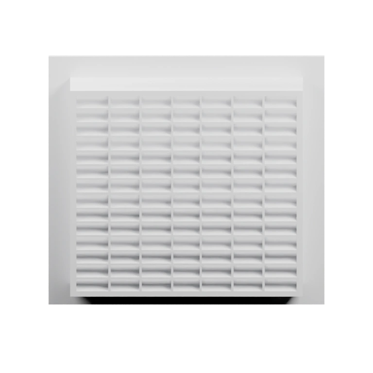 Прямоугольная решетка с рядами узких отверстий для воздуха