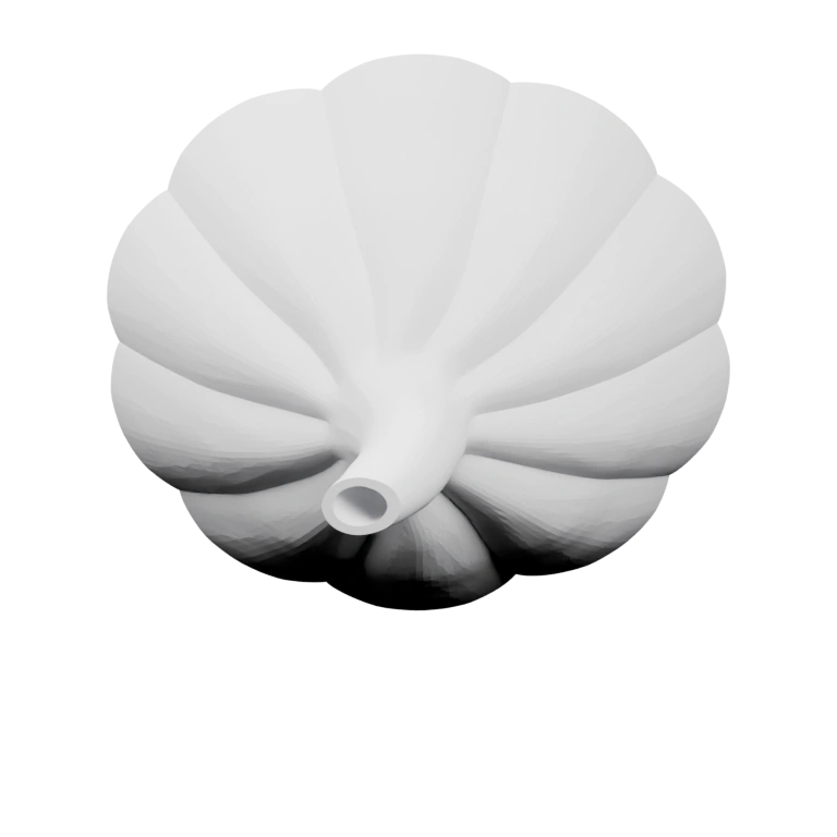 Симметричная структура с радиальными сегментами и центральным отверстием