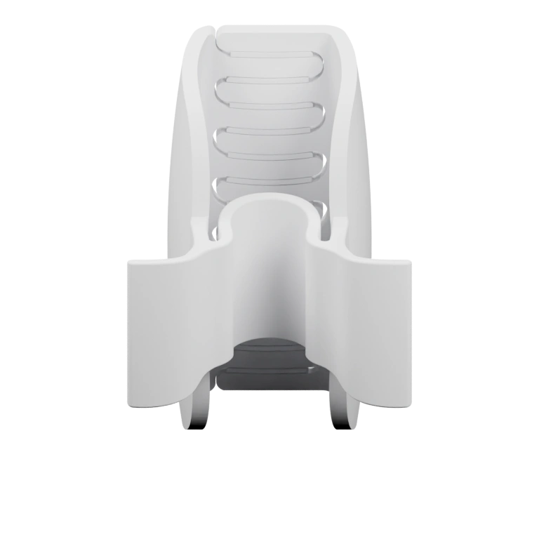 Устройство для фиксации волос с двумя захватами и рифленой поверхностью