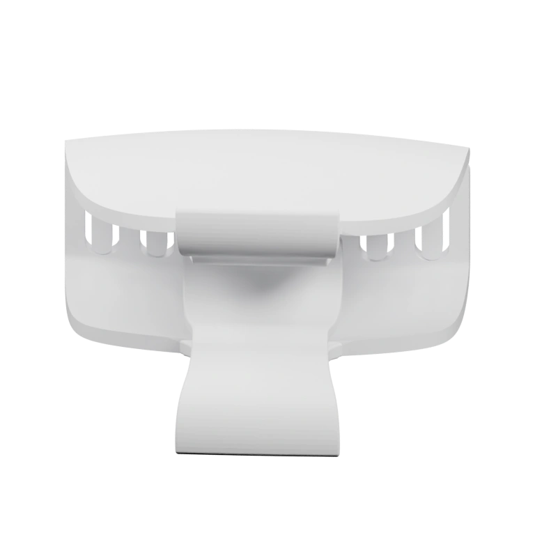 Устройство для фиксации волос с двумя креплениями и рифленой поверхностью