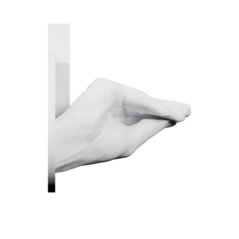 Фигурка рук в молитвенной позе на подставке