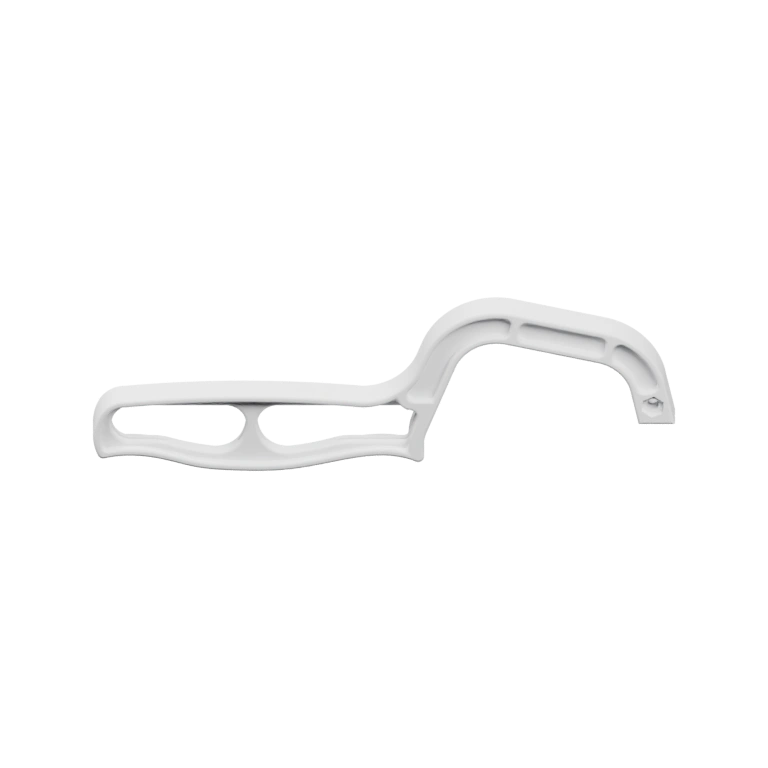 Двухсегментная конструкция с вырезами и захватами