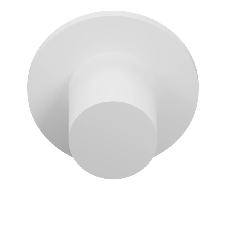 Круглая крышка с центральным отверстием и выступом