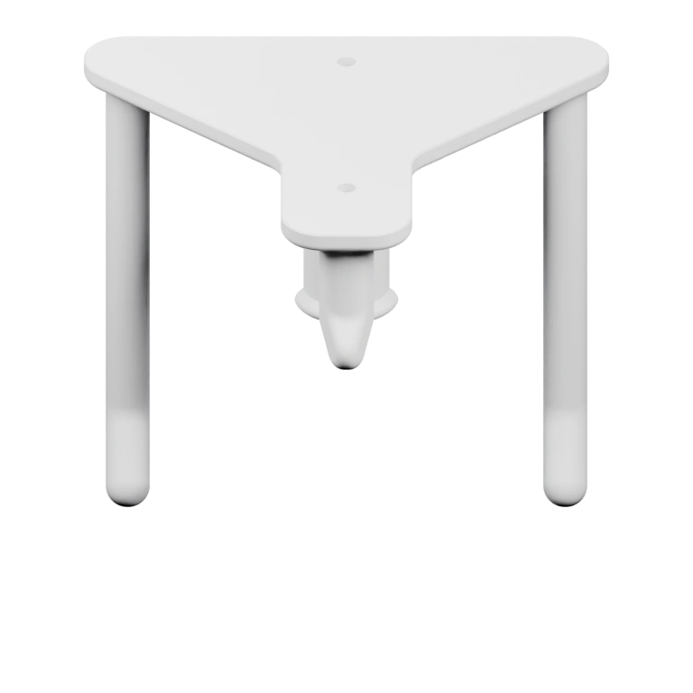 Узкий элемент с двумя вертикальными ножками и центральной опорой