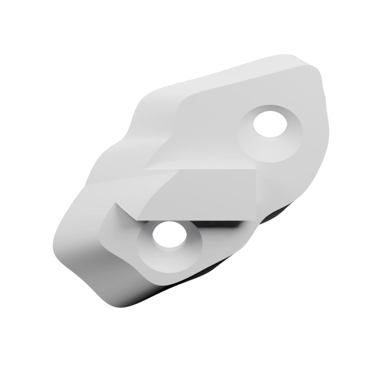 Маленькая деталь с отверстиями и выступами для фиксации