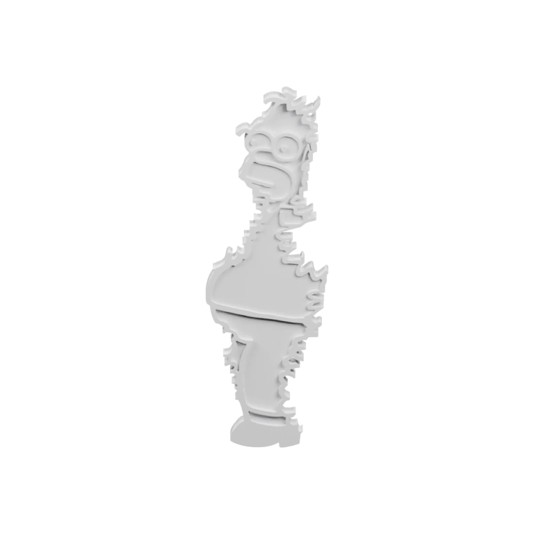 Статуэтка с характерными чертами лица и тела