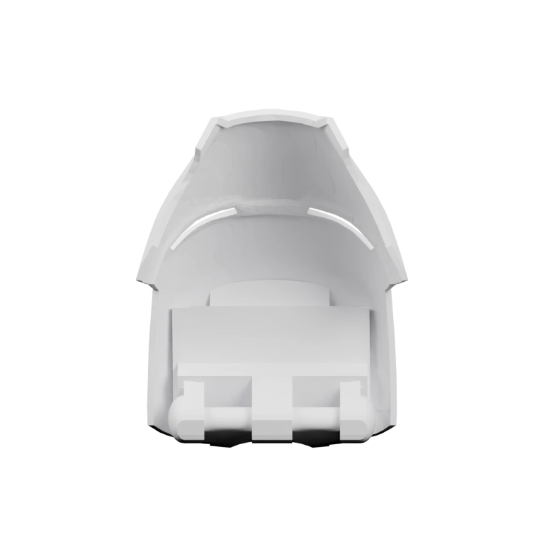 Симметричная форма с отверстиями для глаз и выступами на верхней части