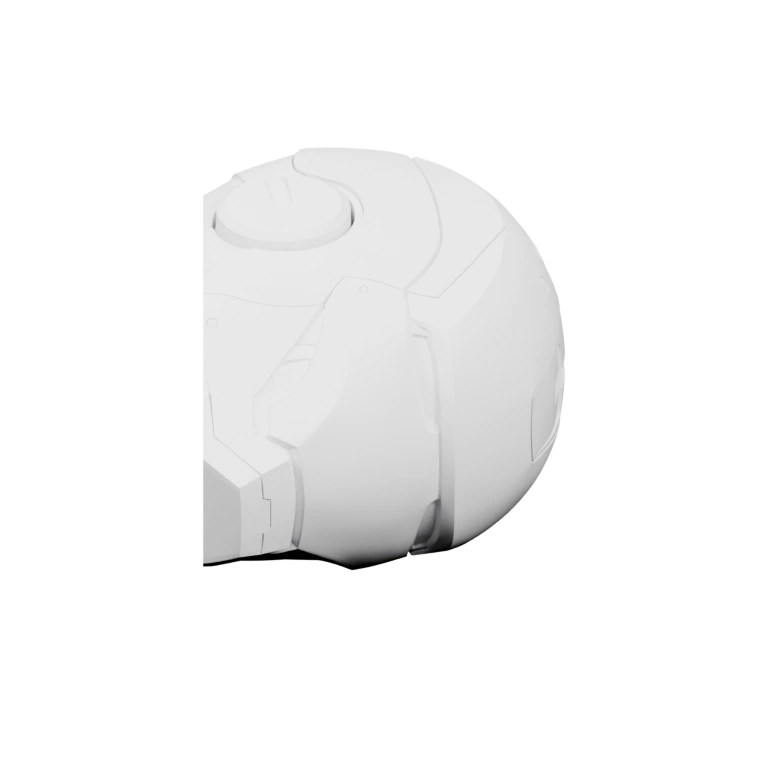 Симметричная форма с выступами и отверстиями для лица