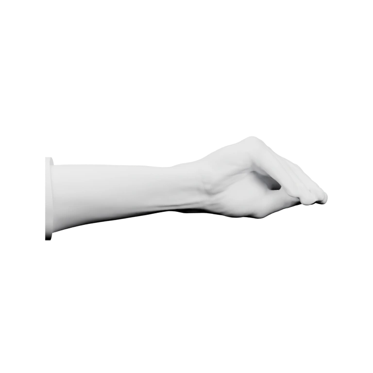 Изогнутая рука с закруглённой основой для стабильного положения