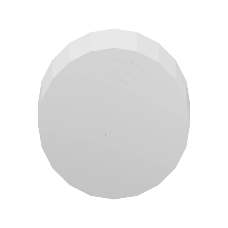 Две одинаковые круглые формы с вертикальными полосками и прямоугольными основаниями