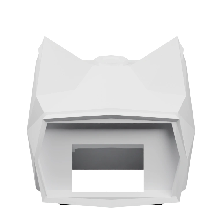 Геометрическая форма с ушами и отверстиями для вставки