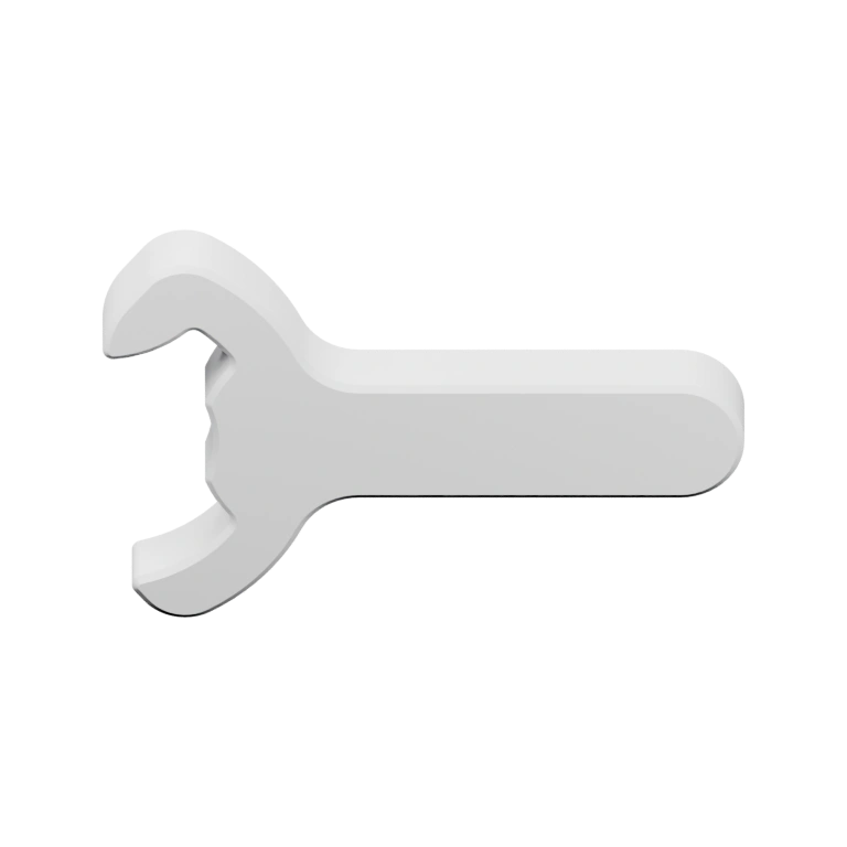 Двухкомпонентный элемент с гнездами и выступами для фиксации