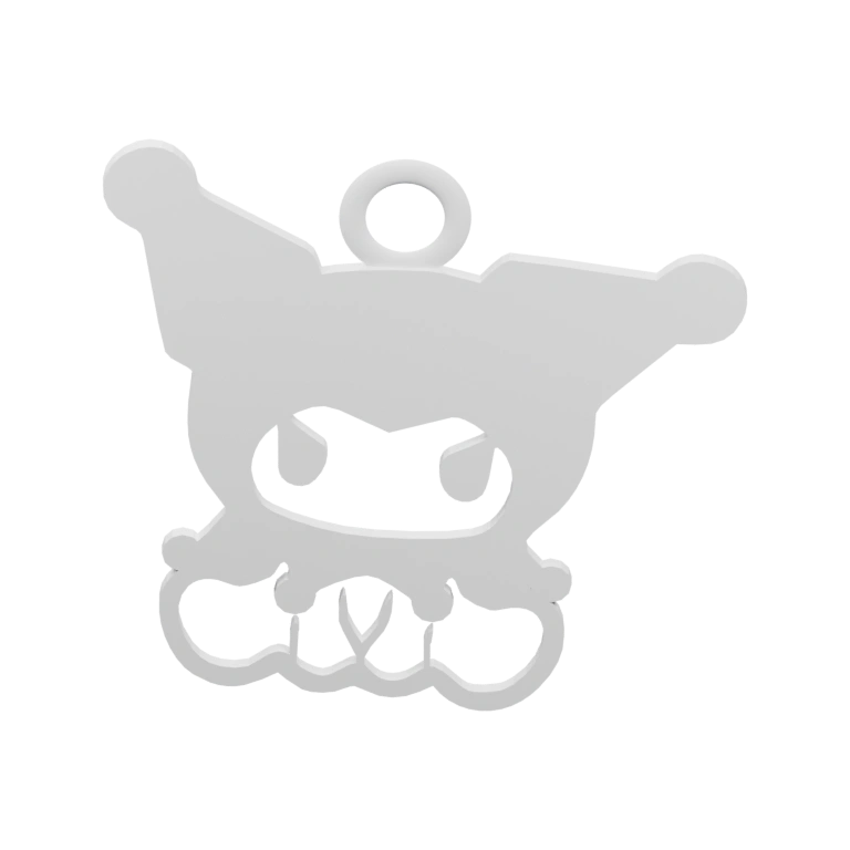 Фигурка с отверстием для крепления, с вырезами и узорами