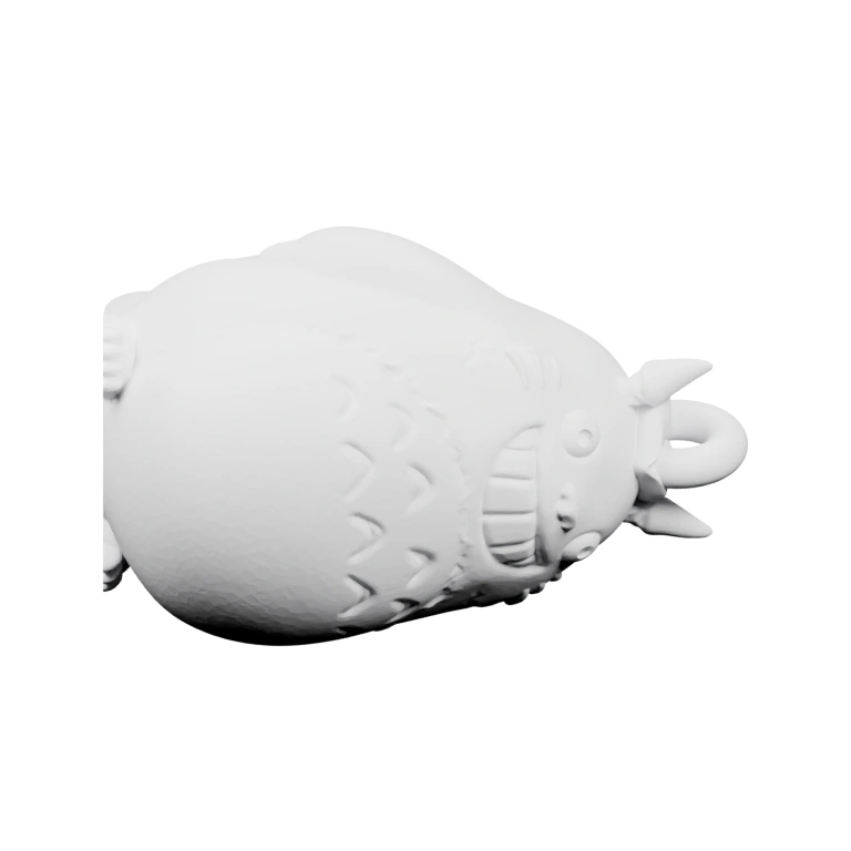 Круглая фигурка с улыбкой, ушками и шипами на теле