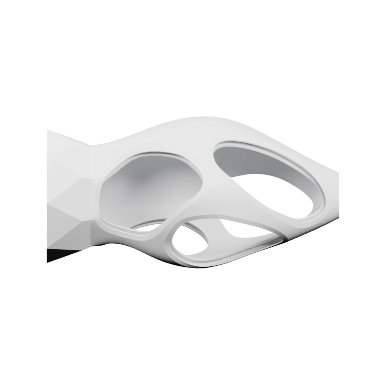 Симметричный дизайн с отверстиями и гранями на основании