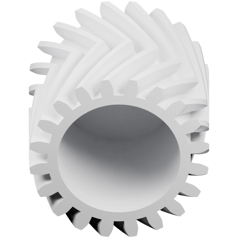 Симметричное кольцо с зубьями, внутренняя часть имеет текстуру