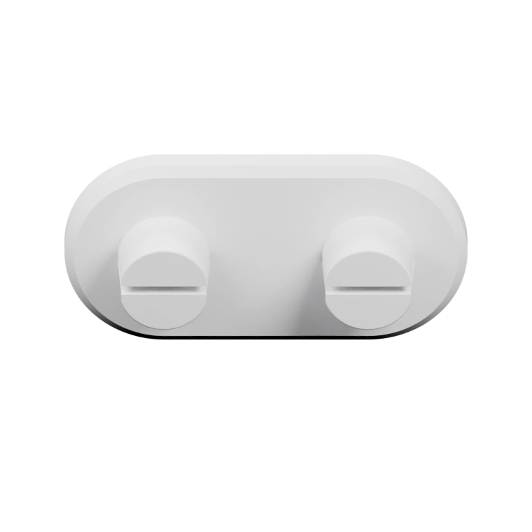 Овальная форма с двумя вставками и выступами для фиксации