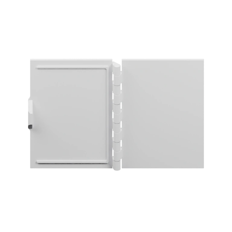 Складная конструкция с застёжкой и ручкой для хранения бумаги